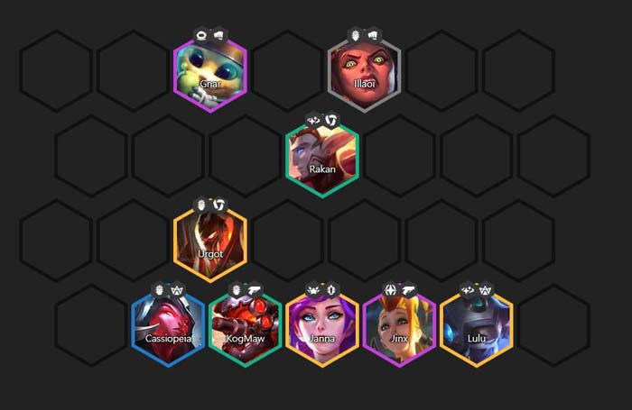 Sắp xếp đội hình xoay quanh Kog'Maw