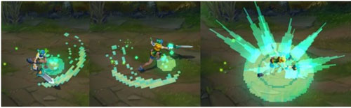 Kỹ năng Tam Bộ Kiếm - Chiêu Q