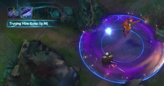 Kỹ năng Trượng Hoa Xoay Tròn