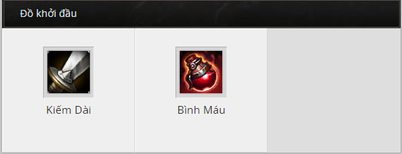 Kiếm Dài - Bình Máu