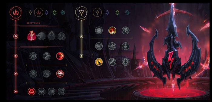 Bảng ngọc Áp đảo - nhánh phụ Chuẩn Xác