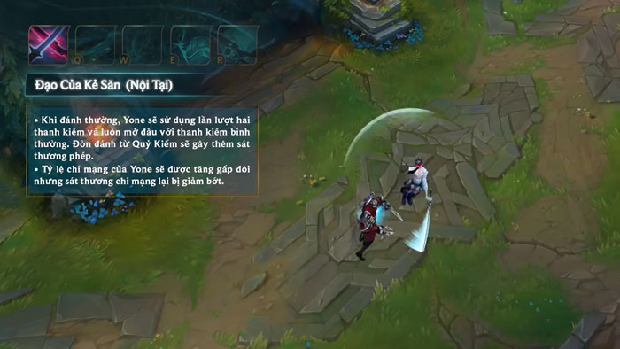 Nội tại Yone - Đạo của kẻ săn