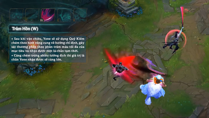 Skill W của Yone - Trảm hồn