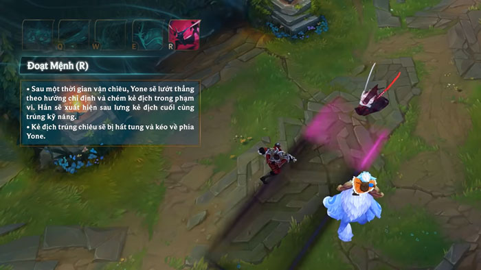Chiêu thức mở giao tranh của kiếm khách Yone