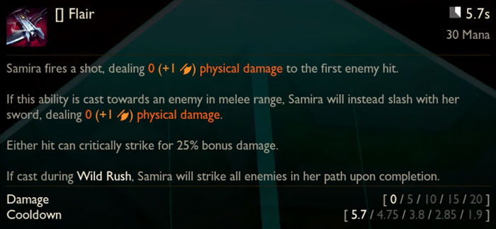 Chiêu Q của Samira