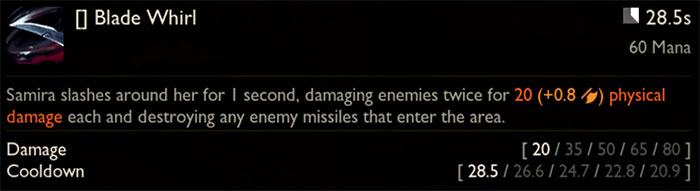 Chiêu W của Samira