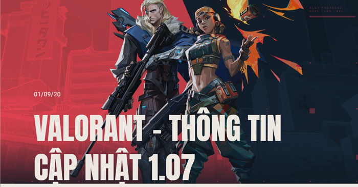 Valorant cập nhật phiên bản mới nhất