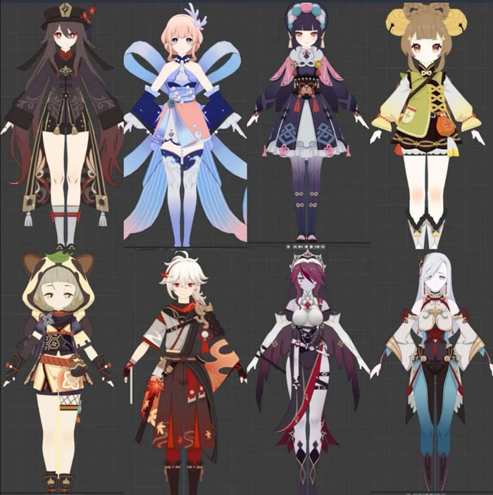 Những nhân vật mới được rò rỉ trong Genshin Impact