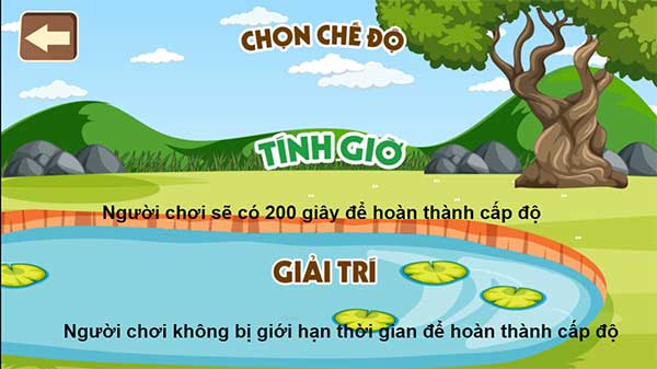 Chọn chế độ chơi 