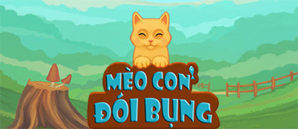 Mèo con đói bụng
