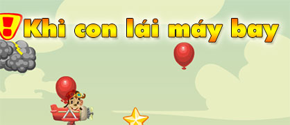 Khỉ con lái máy bay