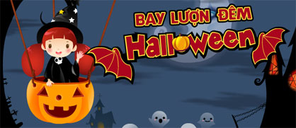 Bay lượn đêm Halloween