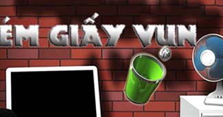 Ném giấy vụn