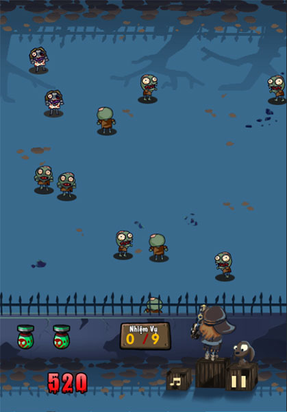 Thiếu niên bắn Zombie