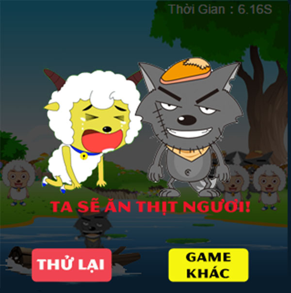 đưa cừu qua sông
