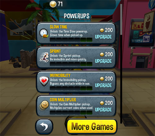 Mua vật phẩm trong shop Angry Gran Run