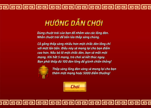 Thắp đèn chào năm mới