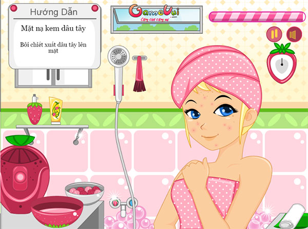 Làm đẹp bằng dâu tây