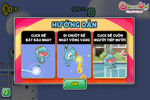 Gumball nhảy cầu