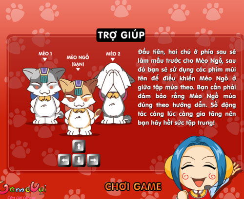 Mèo Ngố tập
múa