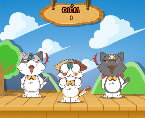 Mèo Ngố tập múa