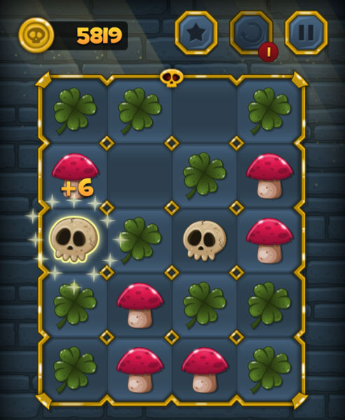 Màn hình chơi game Chế tạo bảo vật