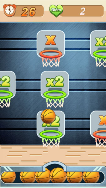 Màn hình chơi game Bóng rổ 4