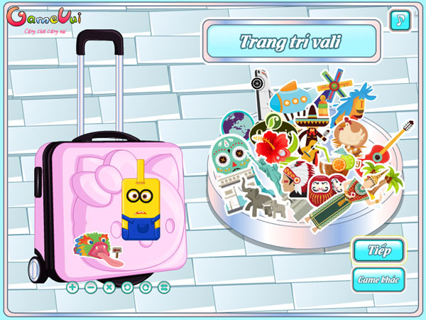 Chọn vali cho Elsa du lịch Thái Lan