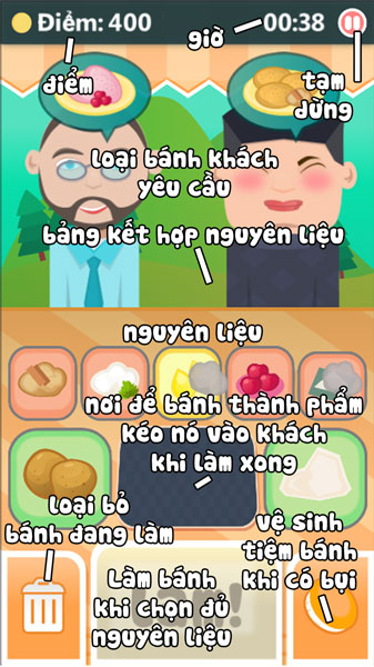 Cách chơi game Đầu bếp Coky