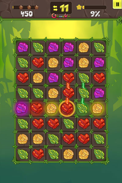 Màn hình chơi game Đá quý cổ đại