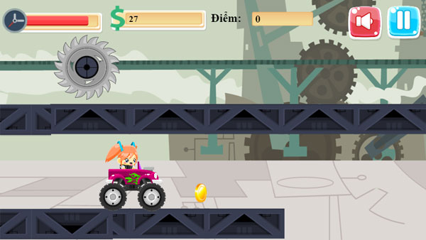 Màn hình chơi game Xe tải du ngoạn