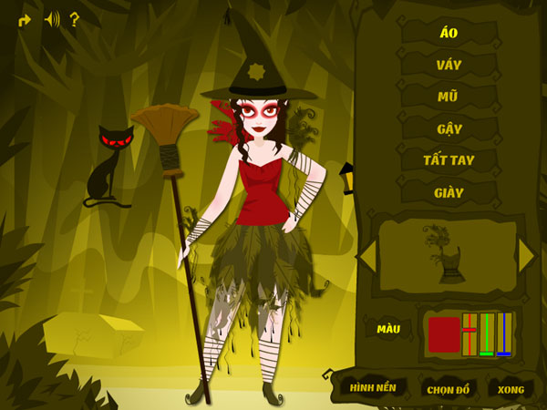 Trang điểm cho phù thủy