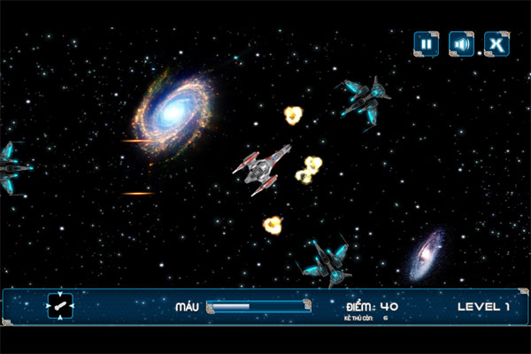 Màn hình chơi game Thợ săn thiên hà