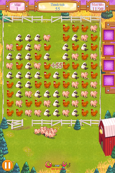 Màn hình chơi game Bảo vệ vật nuôi