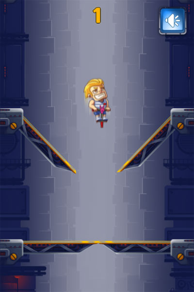 Màn hình chơi game Cú nhảy thoát thân