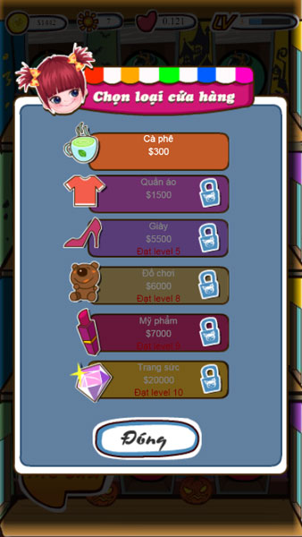 Xây mới cửa hàng trong Thiên đường mua sắm