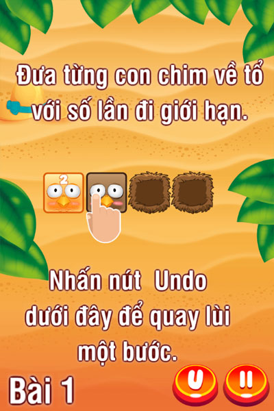 Hướng dẫn chơi game Chim về tổ