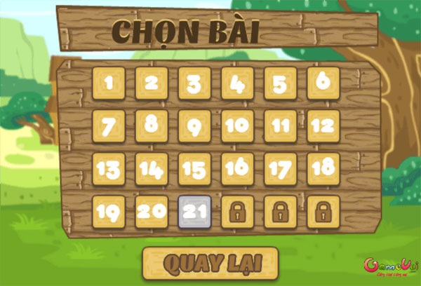 Chọn bài trong Đổi chỗ 
3
