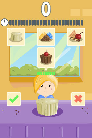 Màn hình game Tiệm bánh Cupcake