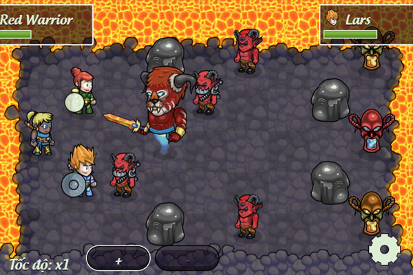 Diệt boss cuối trong Kiếm báu Lava