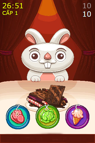 Màn hình chơi game Phân loại đồ ăn