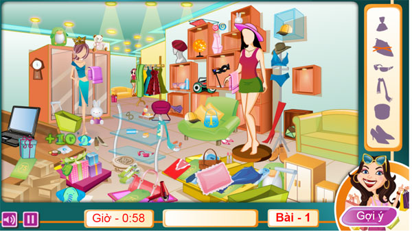 Chơi game Thỏa sức shopping online