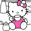 Tô màu Hello Kitty