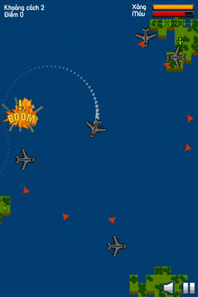 Màn hình chơi game Điều khiển máy bay