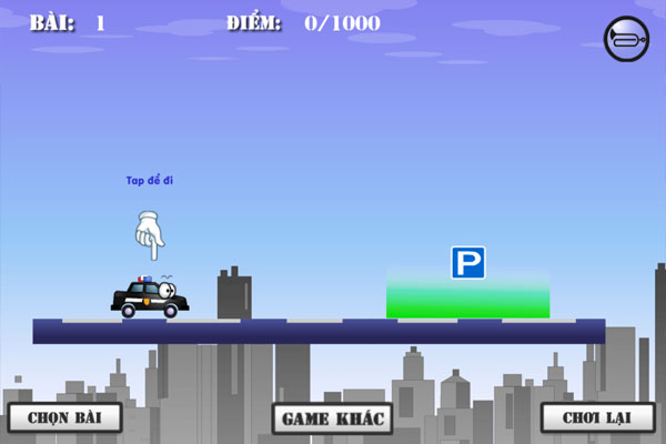 Màn hình chơi game Điều khiển phương tiện online