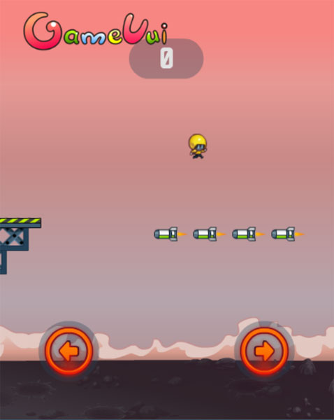 Màn hình chơi game Con đường tên lửa