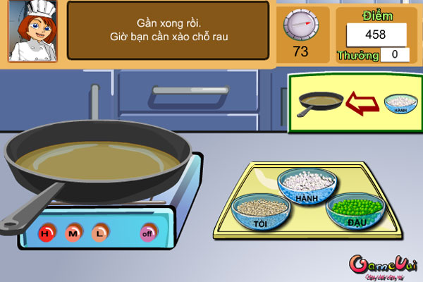 Chế biến món Cơm chiên gà