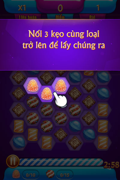 Cách chơi Thiên hà kẹo ngọt