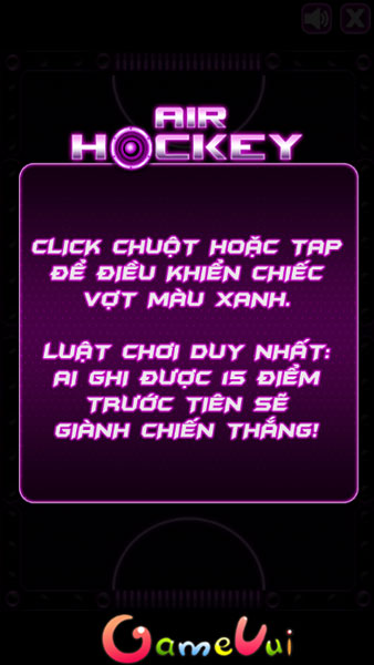 Cách chơi Air Hockey Online