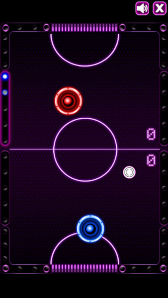 Màn hình chơi game Air Hockey Online